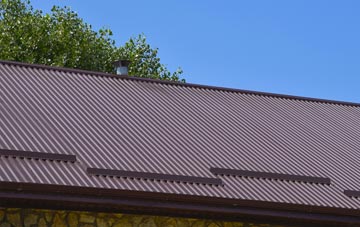 typical Llansanffraid Glan Conwy corrugated roof uses